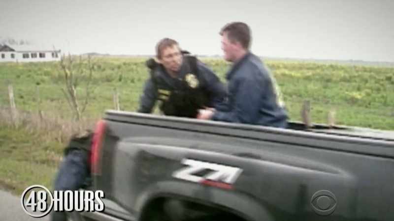 Authorities were trying to serve