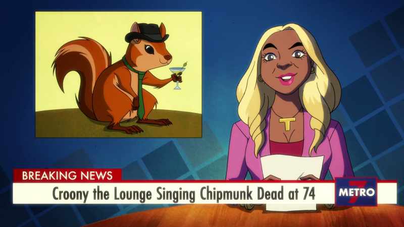 Aw. And that's one chipmunk we'll never forget