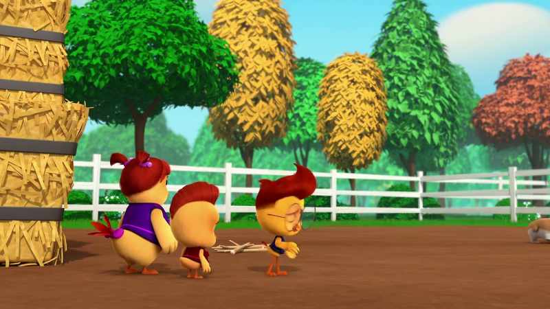 Aw, feathers. Now Scout's upset