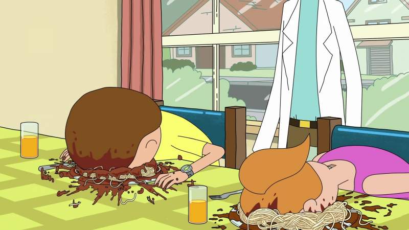 Aw geez my sister died in the spaghetti