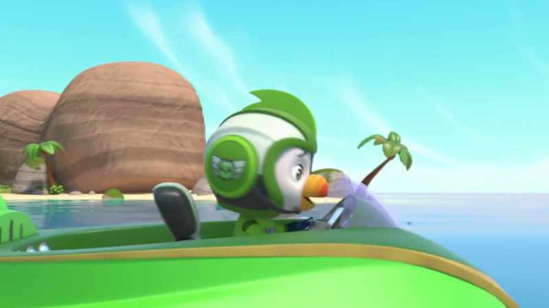 Aw, man, this backwards slalom is really hard
