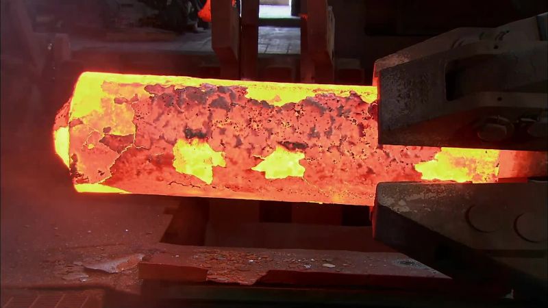 AXLES START OFF AS STEEL INGOTS
