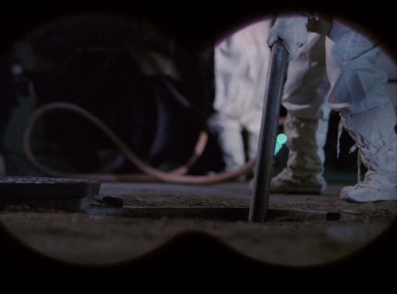 (B.A.) They're putting it in a manhole cover