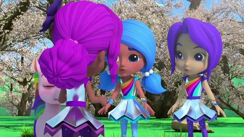 B.B., Indy, Floof, purple! Purple!