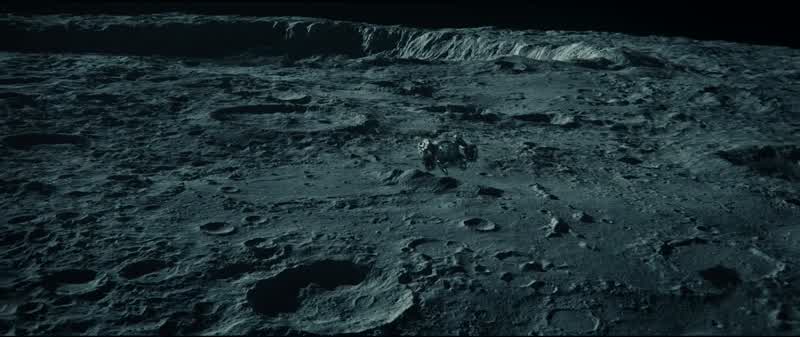 We're coming up to the Van de Graaff crater