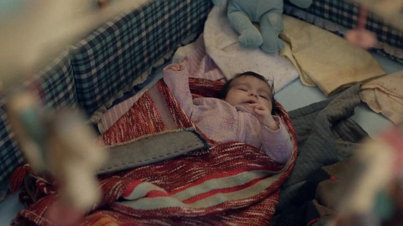 [Baby crying]