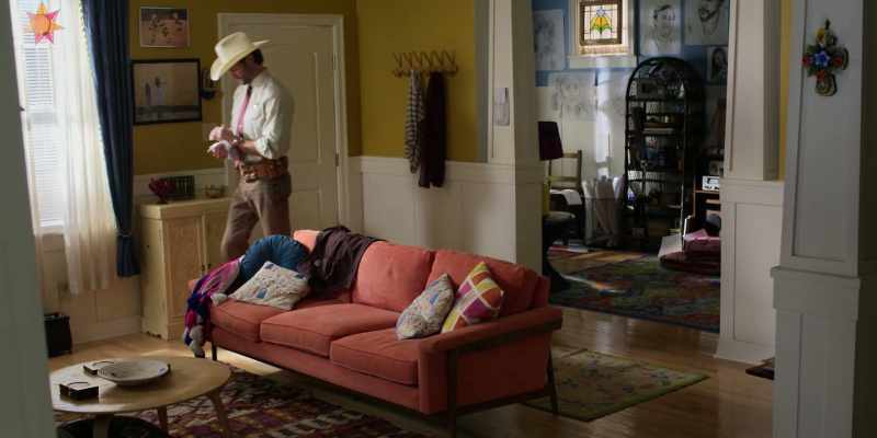 Baby? There's some dude bleeding on your couch