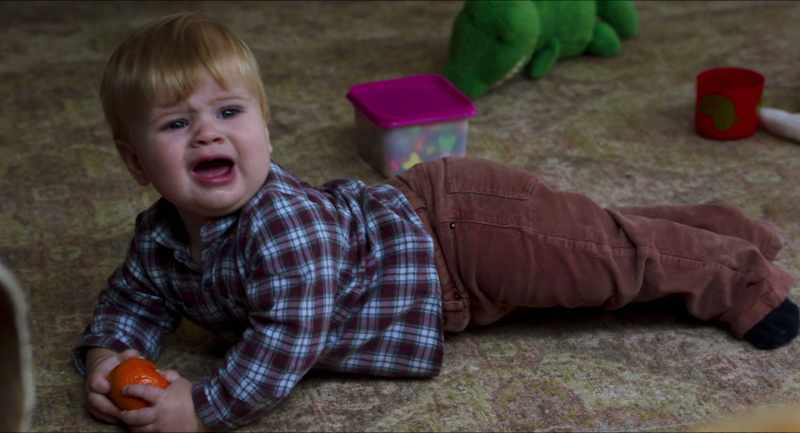 (baby wailing)
