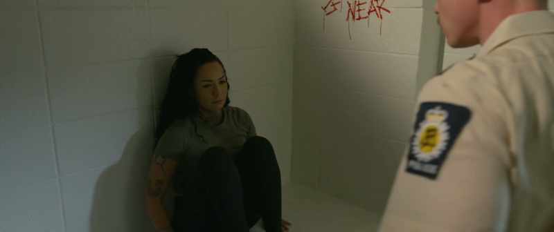 Back against the wall