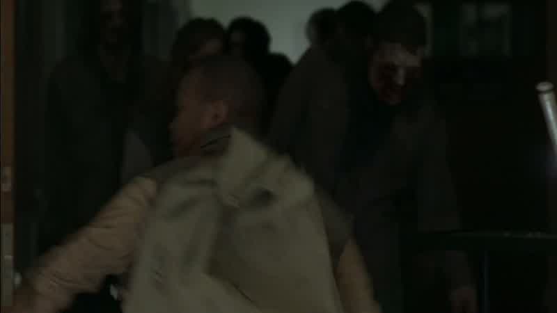 Back. Don't have an exit. Then we make one. Get down!