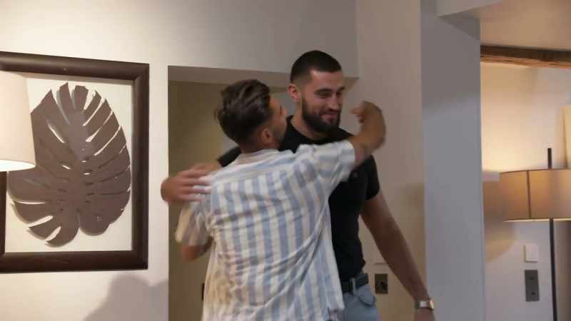 Back home. He's back. -Oh! Okay