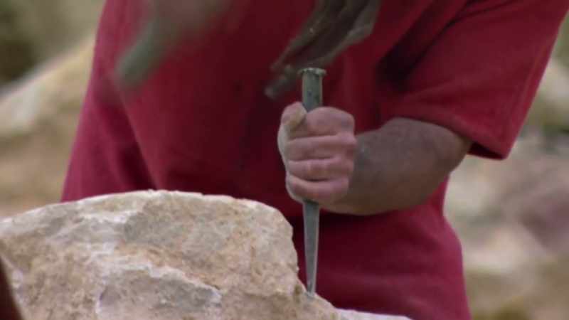 Back in the ancient world without modern machinery