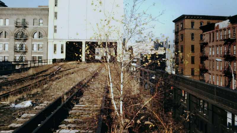 Back in the day, this whole row was encampments