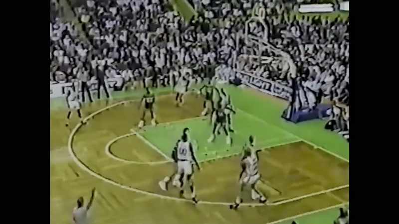 Back to Larry for three. Yes. Three-pointer!