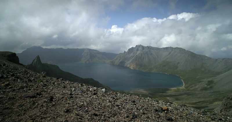 Back on the mountain, we spoke to a historian who was assigned to us