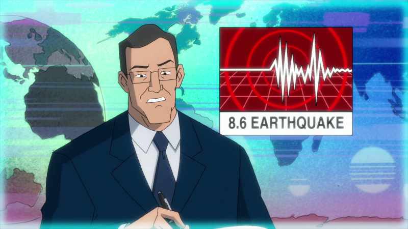 Bad news, thanks to an 8.6 earthquake