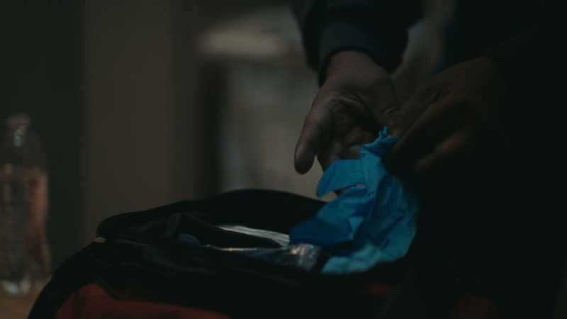 (bag rattling)