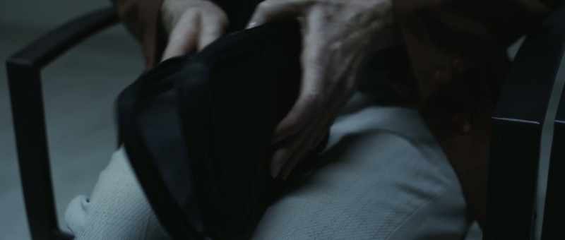 (bag unzips)