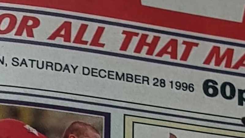 Bailey got an article published on 28th December in the Star