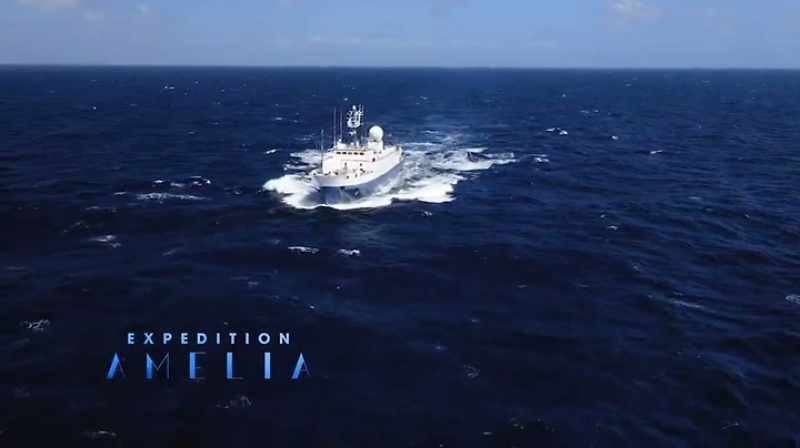Ballard is nearing the waters where amelia is