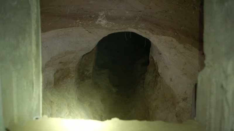 Baltkalne: This is a tunnel that was dug in 1971