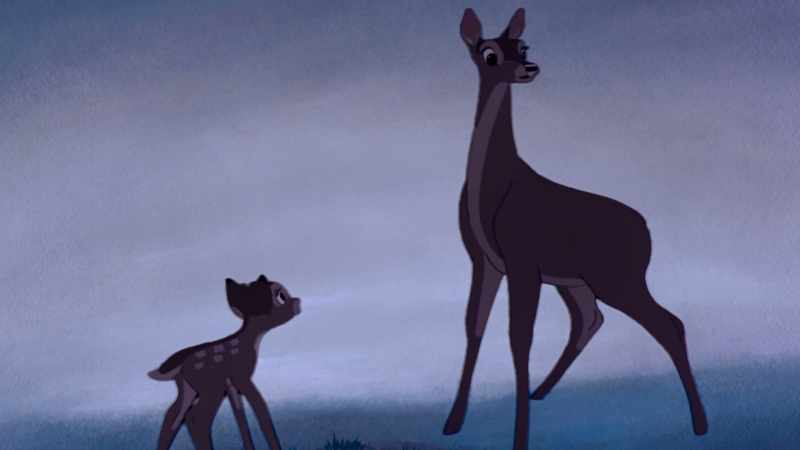Bambi, quick! The thicket!