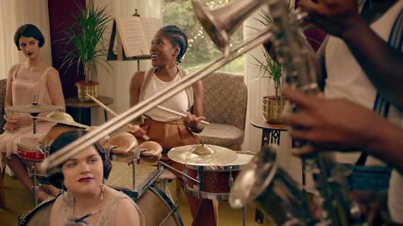 (BAND FINISHES A TUNE)