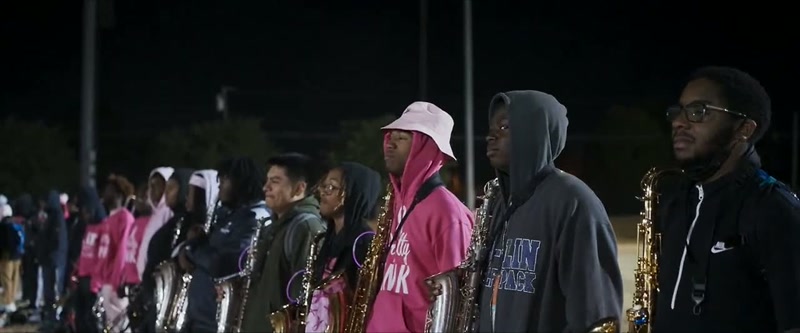[band leader] I'm not standing right beside you
