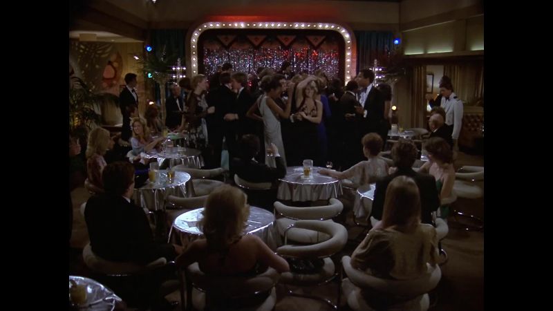 [Band playing dance music]