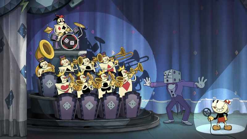 [band strikes up]