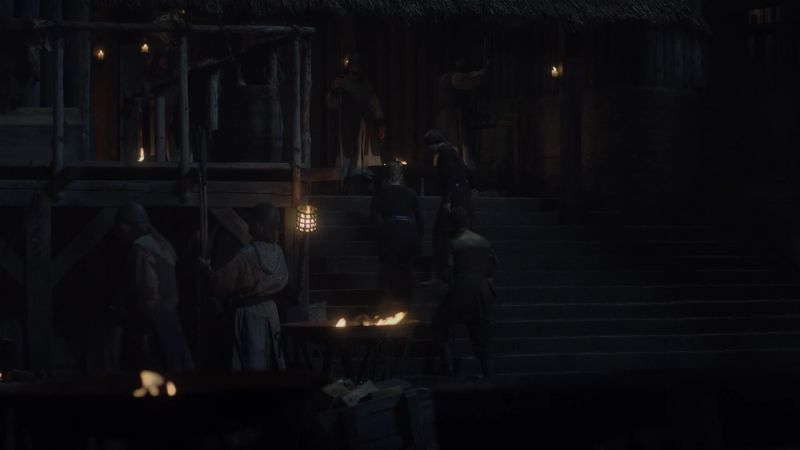 [banging on door] - [guard] Lord King!