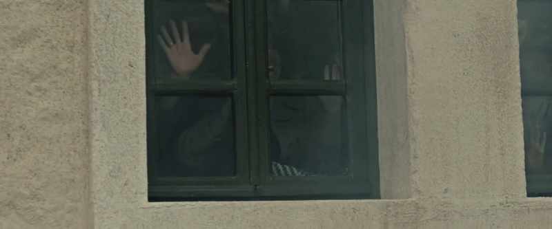 [banging on windows] [unintelligeble screams]