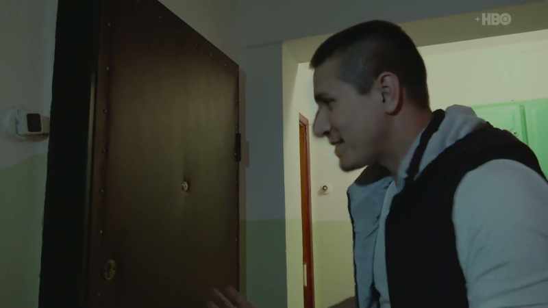 (Baranova speaks indistinctly) -(ringing door bell)