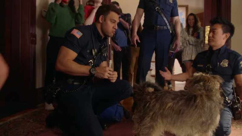 (barks) (students exclaim)