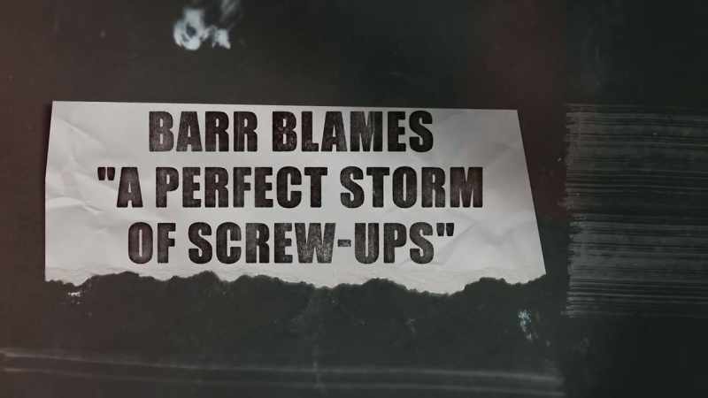 Barr: I WAS APPALLED