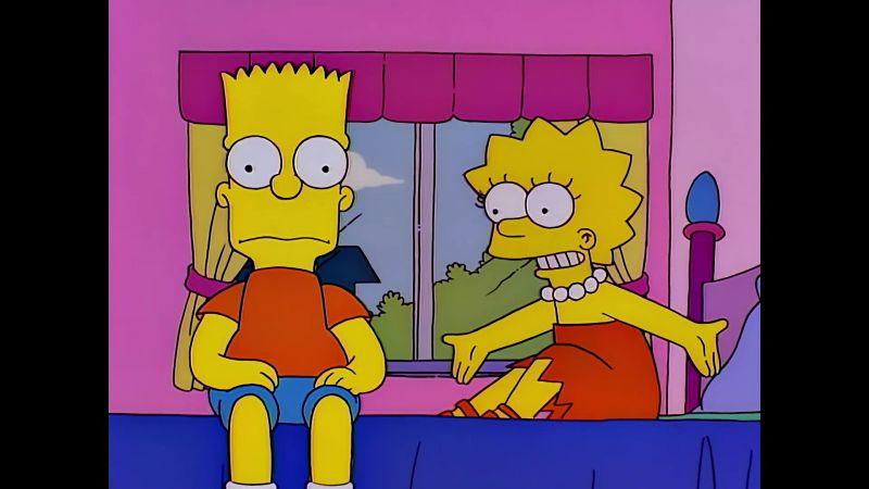 Bart, you're seeing Krusty everywhere because you want