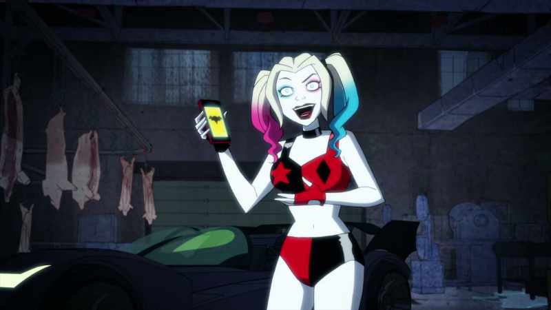 [Batman on recording] Open Batmobile allow Harley to drive