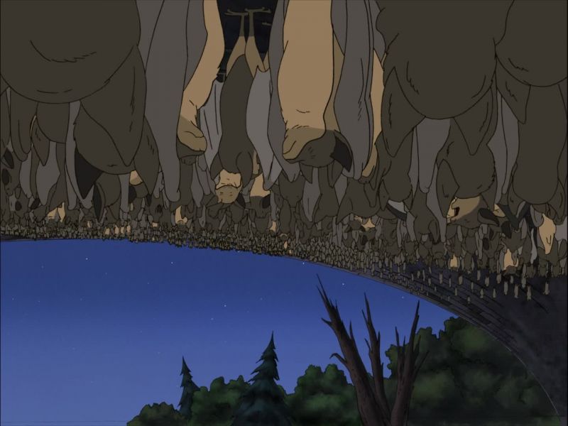 (bats squealing)