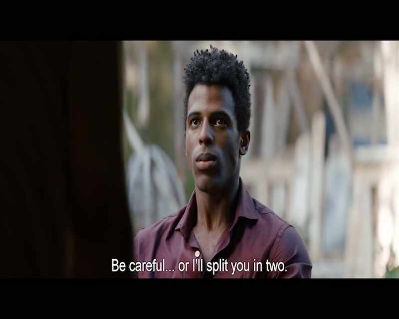 Be careful... or I'll split you in two