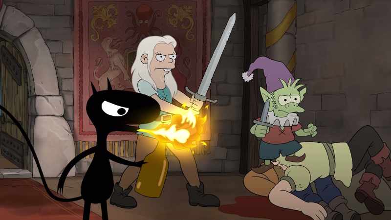 [Bean and Elfo grunt]