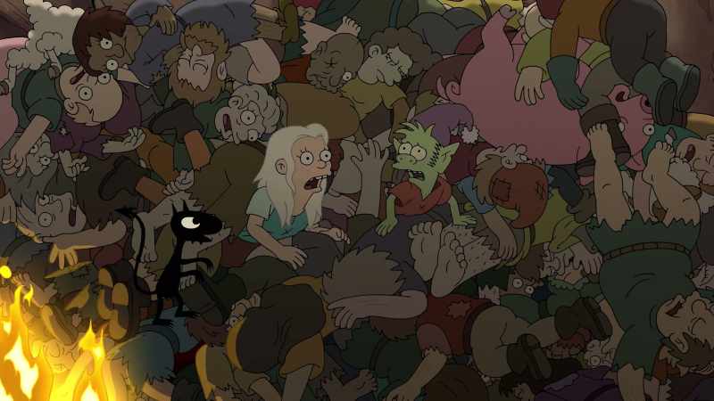 [Bean and Elfo screaming]