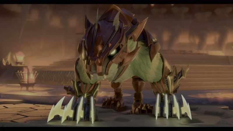 Beast Man make kitty afraid?