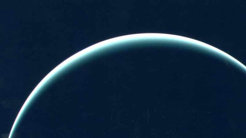 Beautiful, austere, blue world