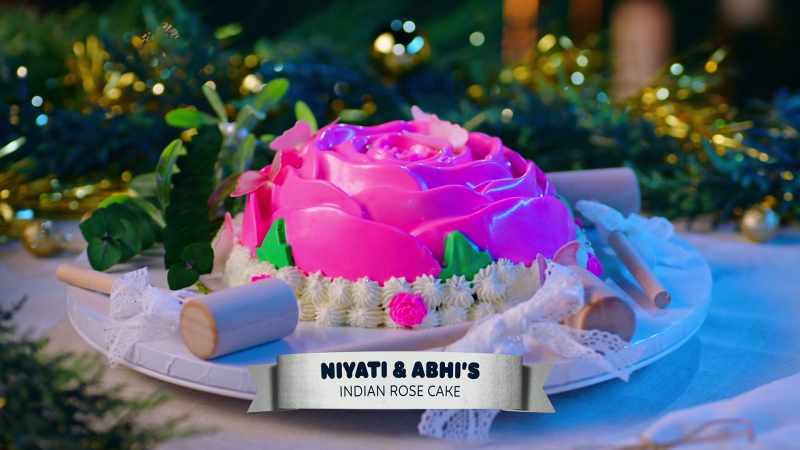 Beautiful. - We made a piñata cake