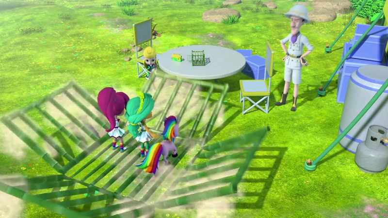 Because this campsite is... booby-trapped!