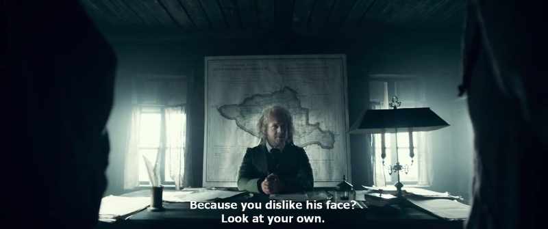 Because you dislike his face? Look at your own