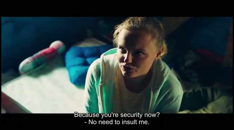 Because you have a security bomber jacket. - You don't have to insult me