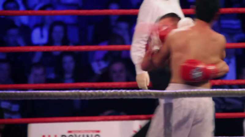 Because he's consented to go into the ring