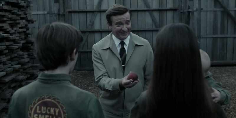 Because I brought you... this peach. [chuckles]