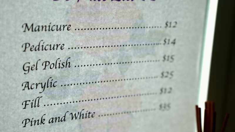 Because manicures are so inexpensive